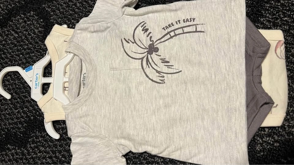 Carter's Child of Mine 3-piece Tropical Baby Outfit Set (0-3 Mon - photo 3