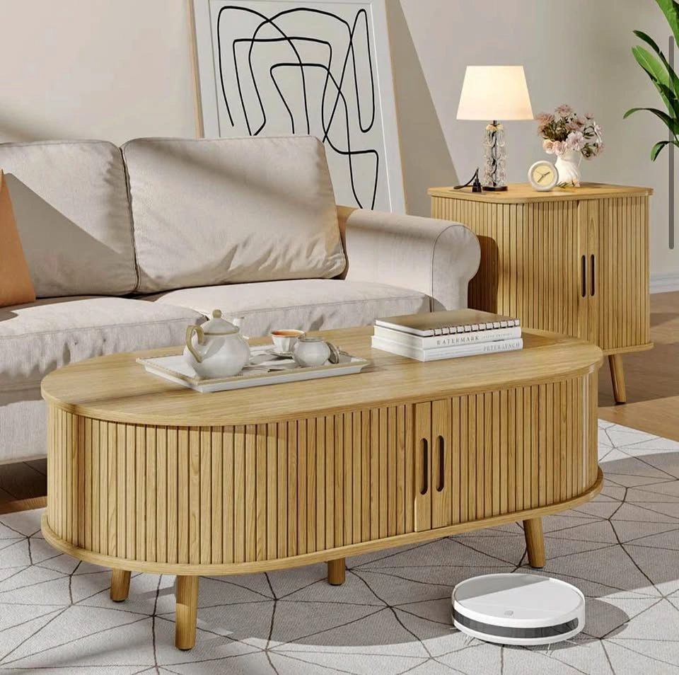 Mid Century Modern Coffee Table - 42.5"W