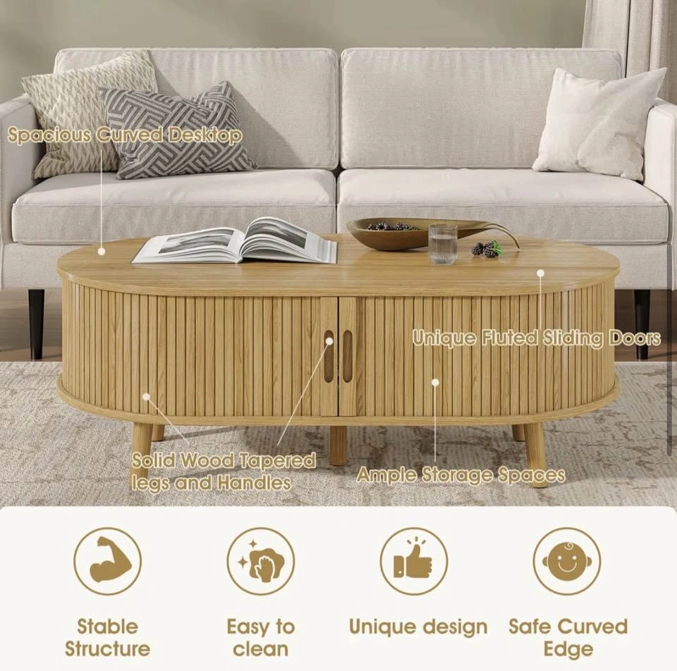 Mid Century Modern Coffee Table - 42.5"W - photo 5
