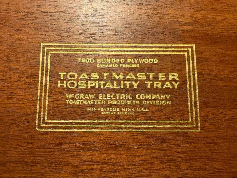 1930s Toastmaster Art Deco Tray Set (2) - photo 2