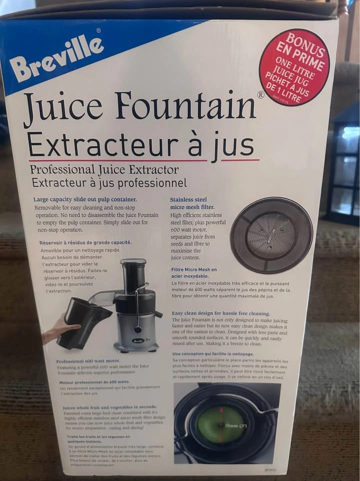 Breville Juice Fountain Professional JE900 - photo 2