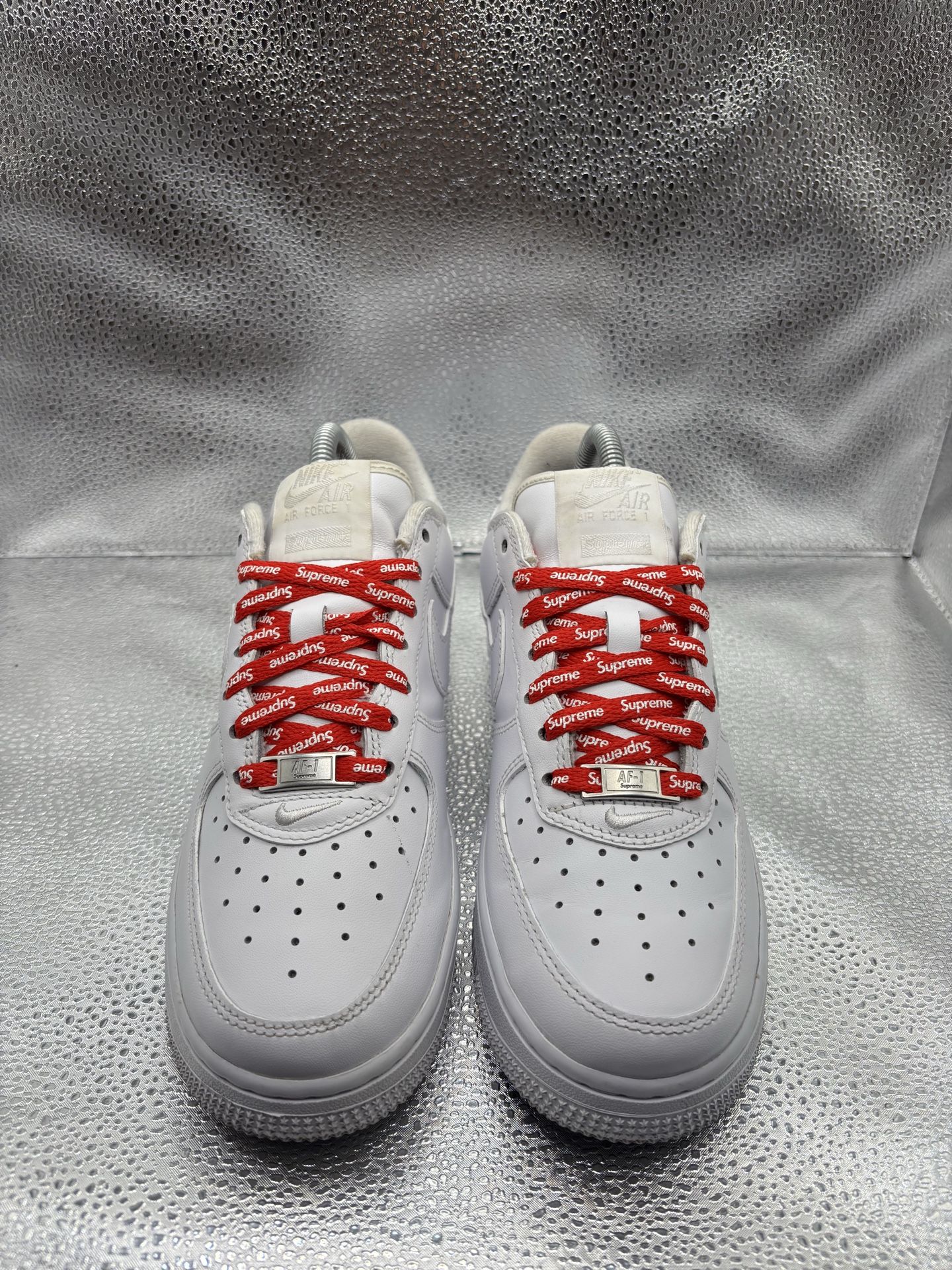 Nike Air Force 1 Low Supreme White Box Logo - photo 2