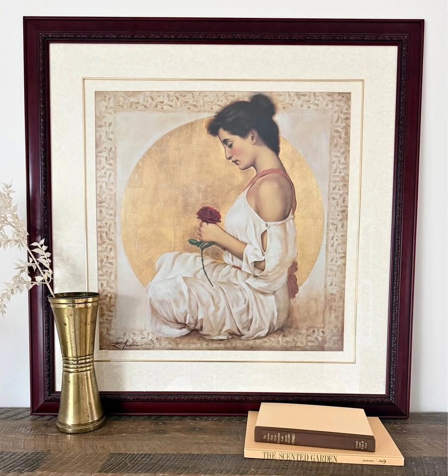 Framed Classic Art Print - Mystic Rose by Richard Franklin