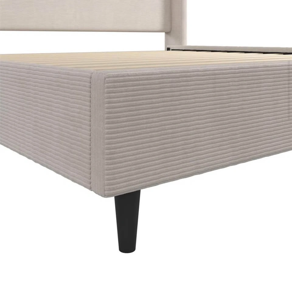Ana Queen Upholstered wingback bed *New* - photo 2