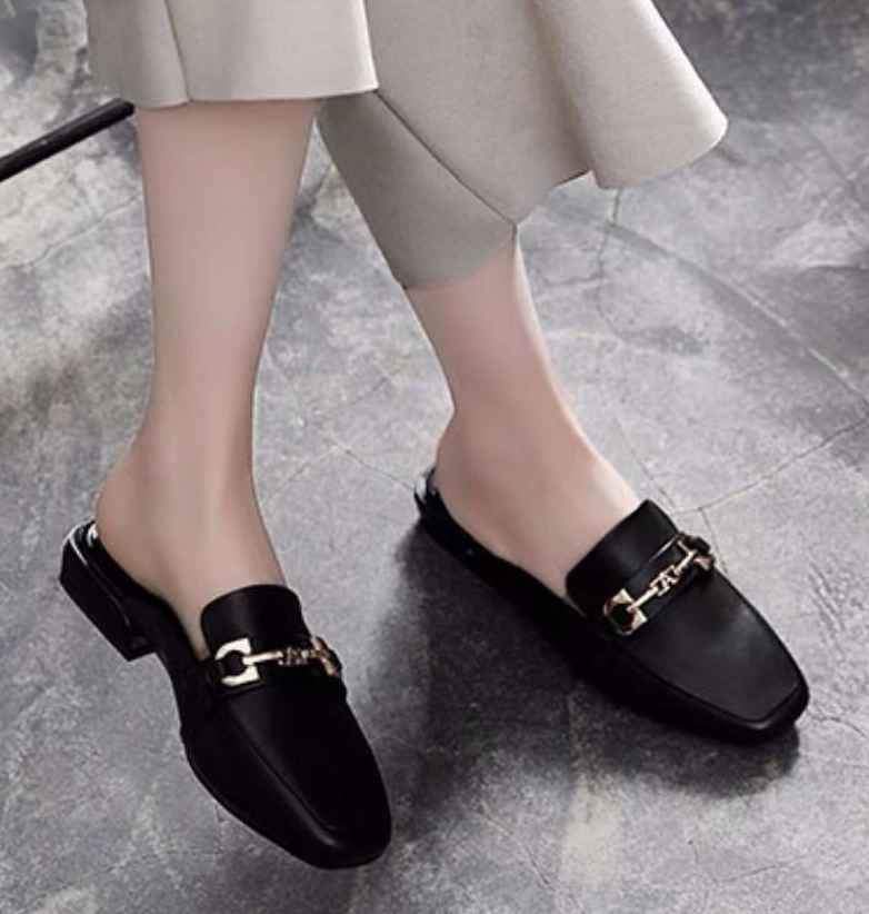 Brand New Leather Mules Loafers for Women Size 8 - photo 5
