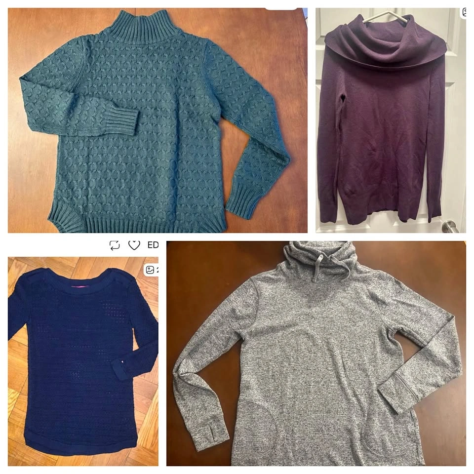Size Small Bundle: 4 Sweaters