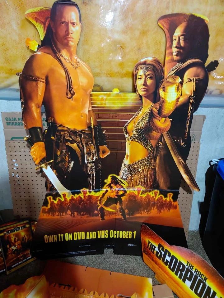 Vintage Rare 2002 Scorpion King Video Store Standee - photo 2