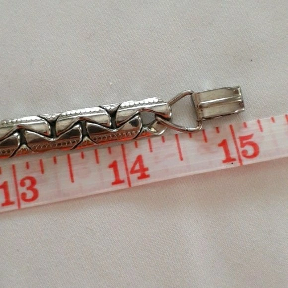 Vintage Silver Chunky Chain Choker Necklace - photo 3