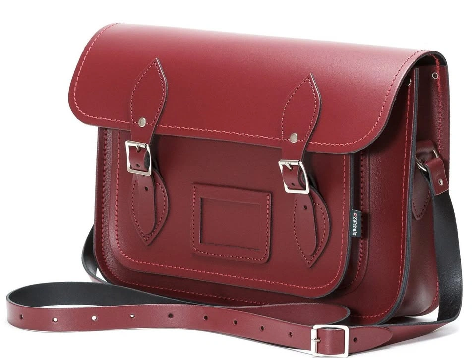 Zatchels Oxblood Leather Satchel Bag - photo 2