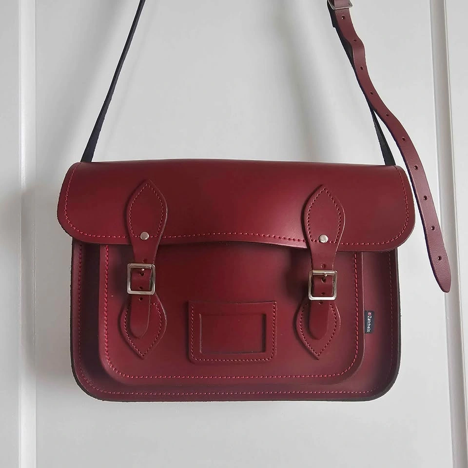 Zatchels Oxblood Leather Satchel Bag - photo 3