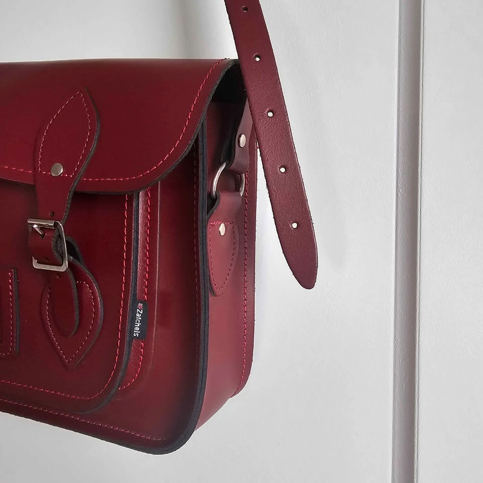 Zatchels Oxblood Leather Satchel Bag - photo 5