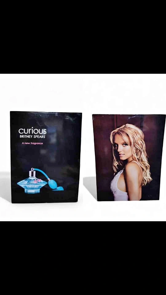 2004 Curious Britney Spears Perfume Cardboard Cutout