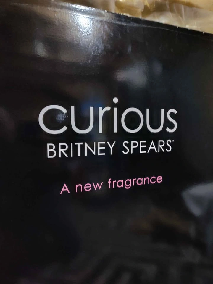 2004 Curious Britney Spears Perfume Cardboard Cutout - photo 5