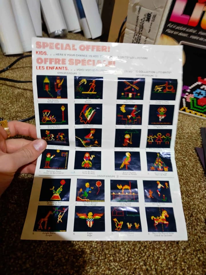 Vintage 90's Lite Brite Toy - photo 4