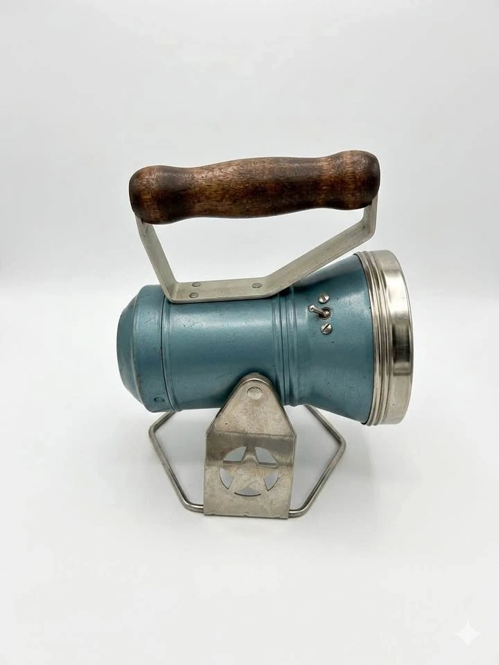 Star Headlight & Lantern Co. Blue Electric Railroad Lantern - Wo