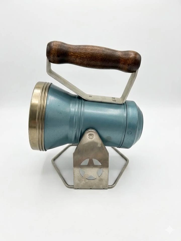 Star Headlight & Lantern Co. Blue Electric Railroad Lantern - Wo - photo 3