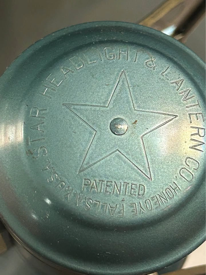 Star Headlight & Lantern Co. Blue Electric Railroad Lantern - Wo - photo 5