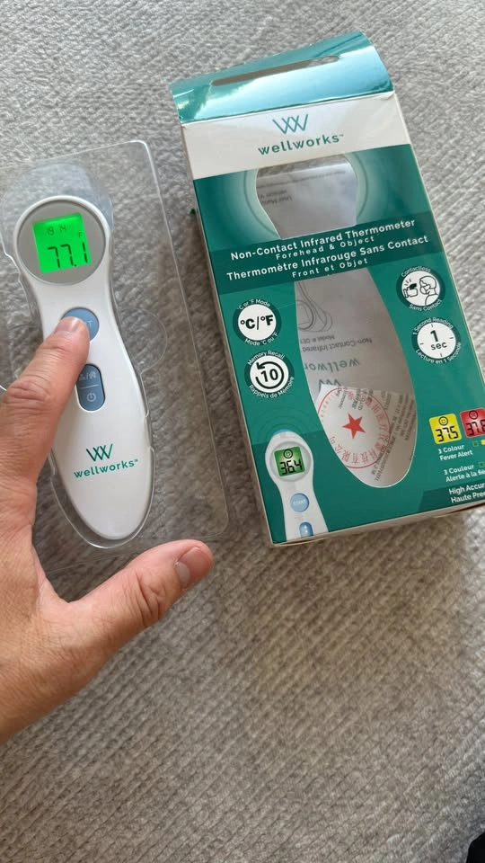 Wellworks Non-Contact Forehead & Object Thermometer - photo 2