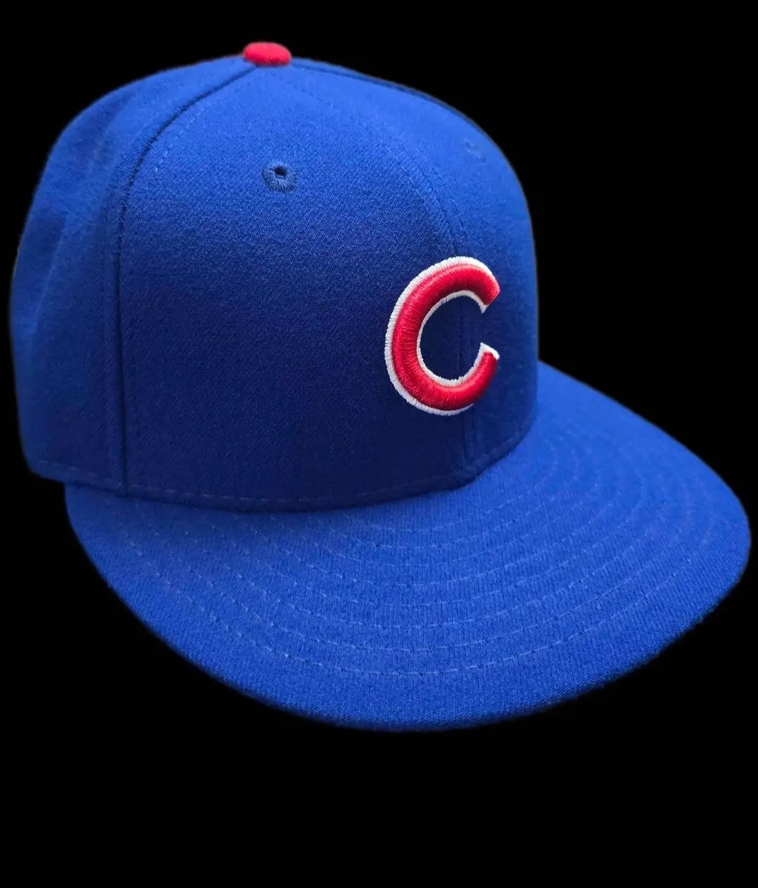 Chicago Cubs New Era 59FIFTY Hat 7 1/4 Blue Wrigley Field 100 Yr - photo 2