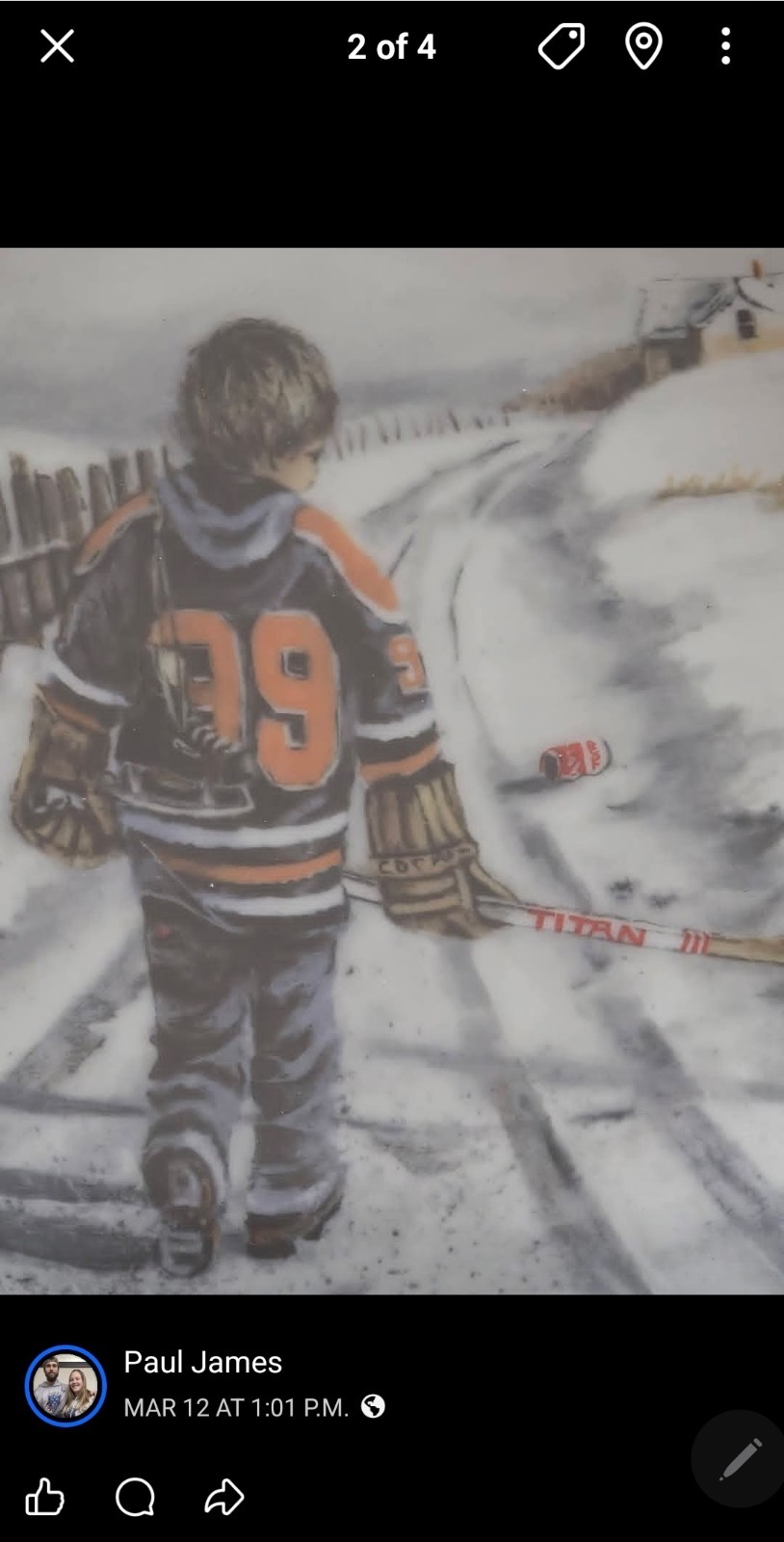 The Canadian Dream Plate ‘Going To The Rink’ By Joan Healy 1983 - photo 2
