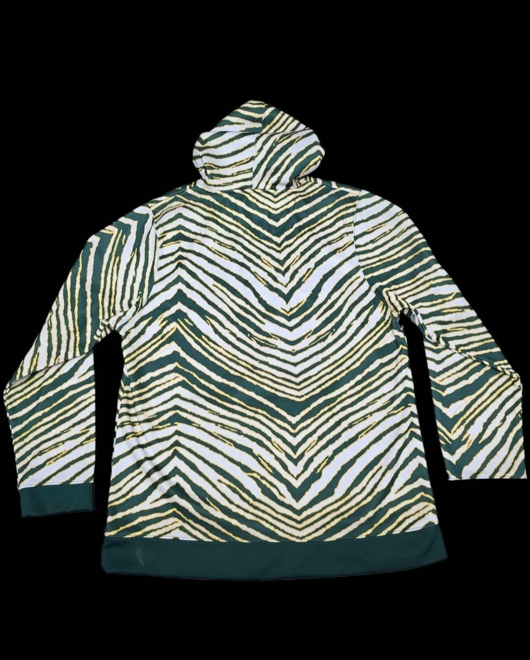 Green Bay Packers NFL Team Apparel Hoodie Large Green Yellow Zeb - photo 2