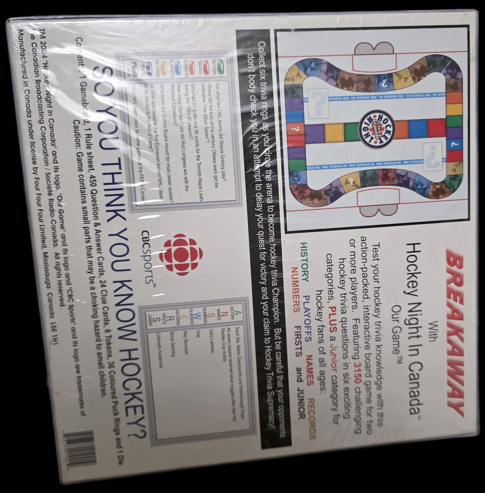 Hockey Night in Canada Trivia Game - 2004 - photo 4