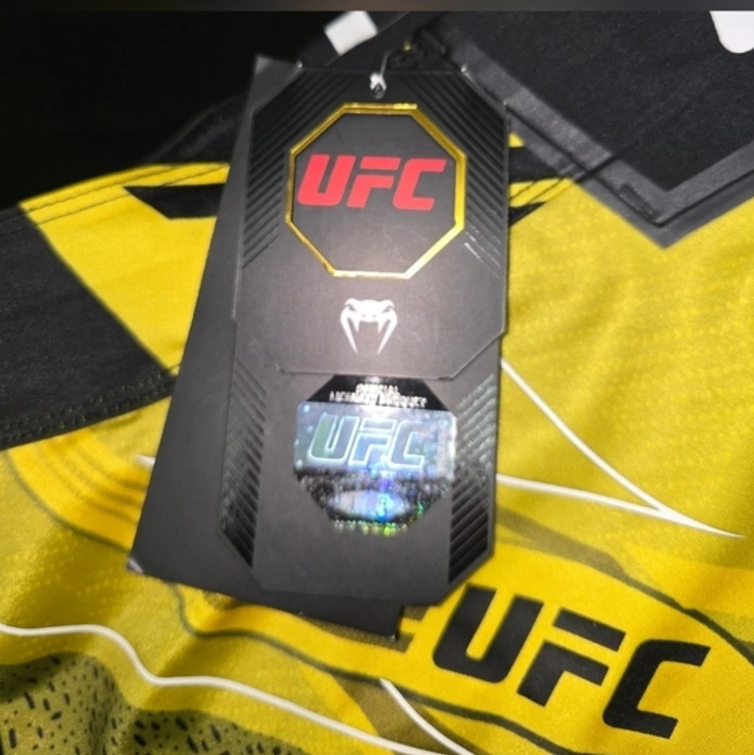 UFC Venum Skort XL Yellow Black Fight Training Athletic Skirt Sh - photo 3