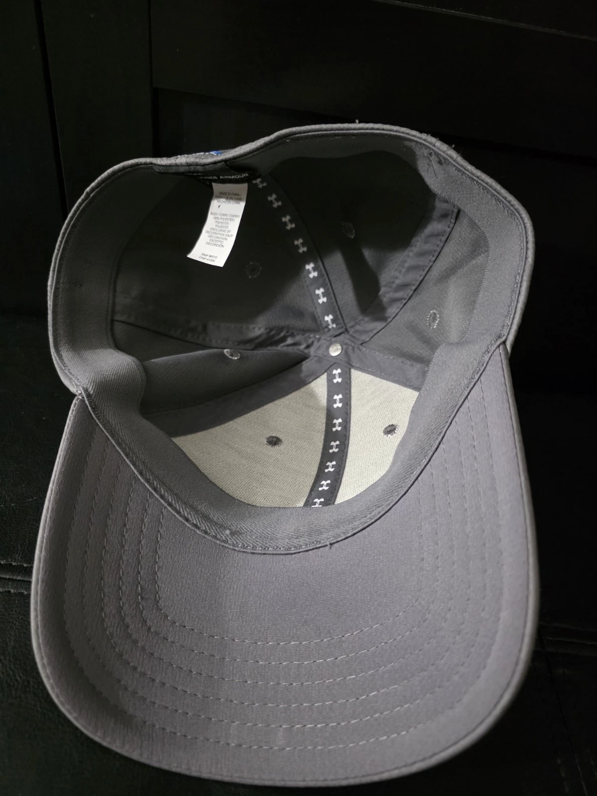 Under Armour Fitted Baseball Cap Hat Gray Size L/XL - photo 4