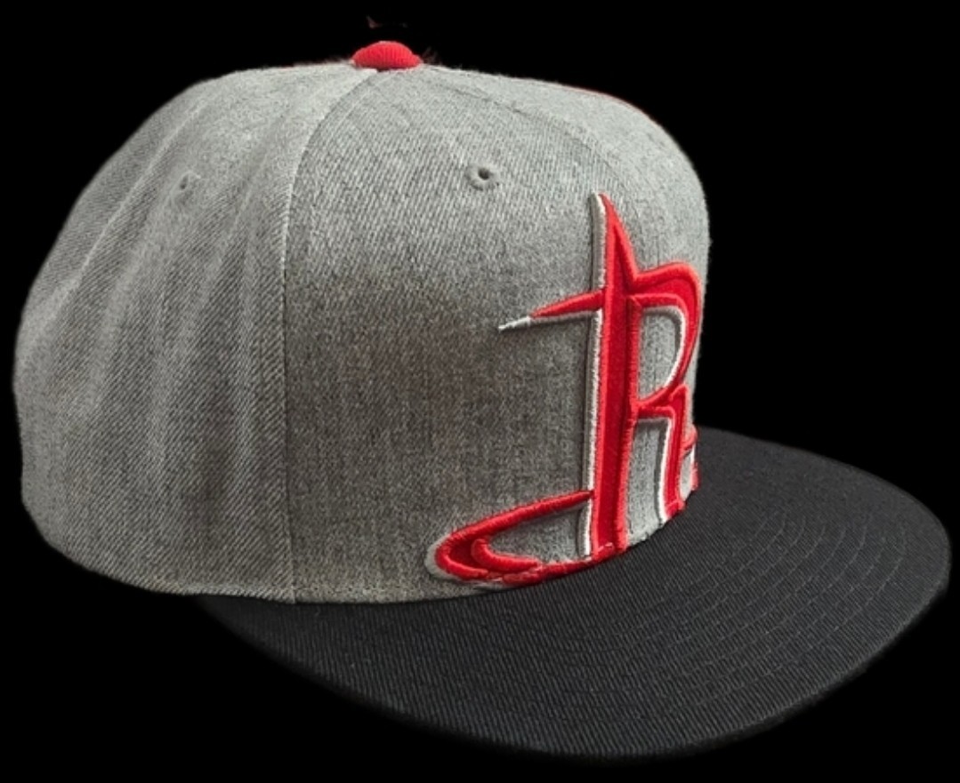 Houston Rockets Mitchell & Ness Snapback Cap Grey Black Red - photo 3