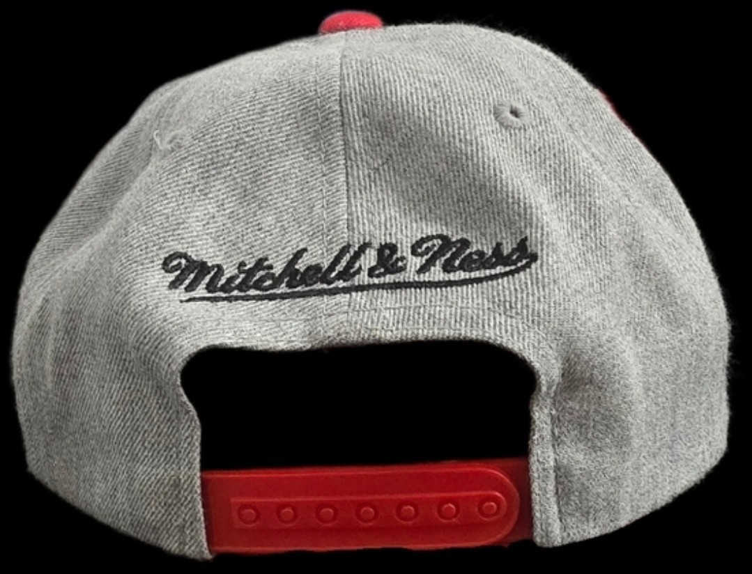 Houston Rockets Mitchell & Ness Snapback Cap Grey Black Red - photo 4