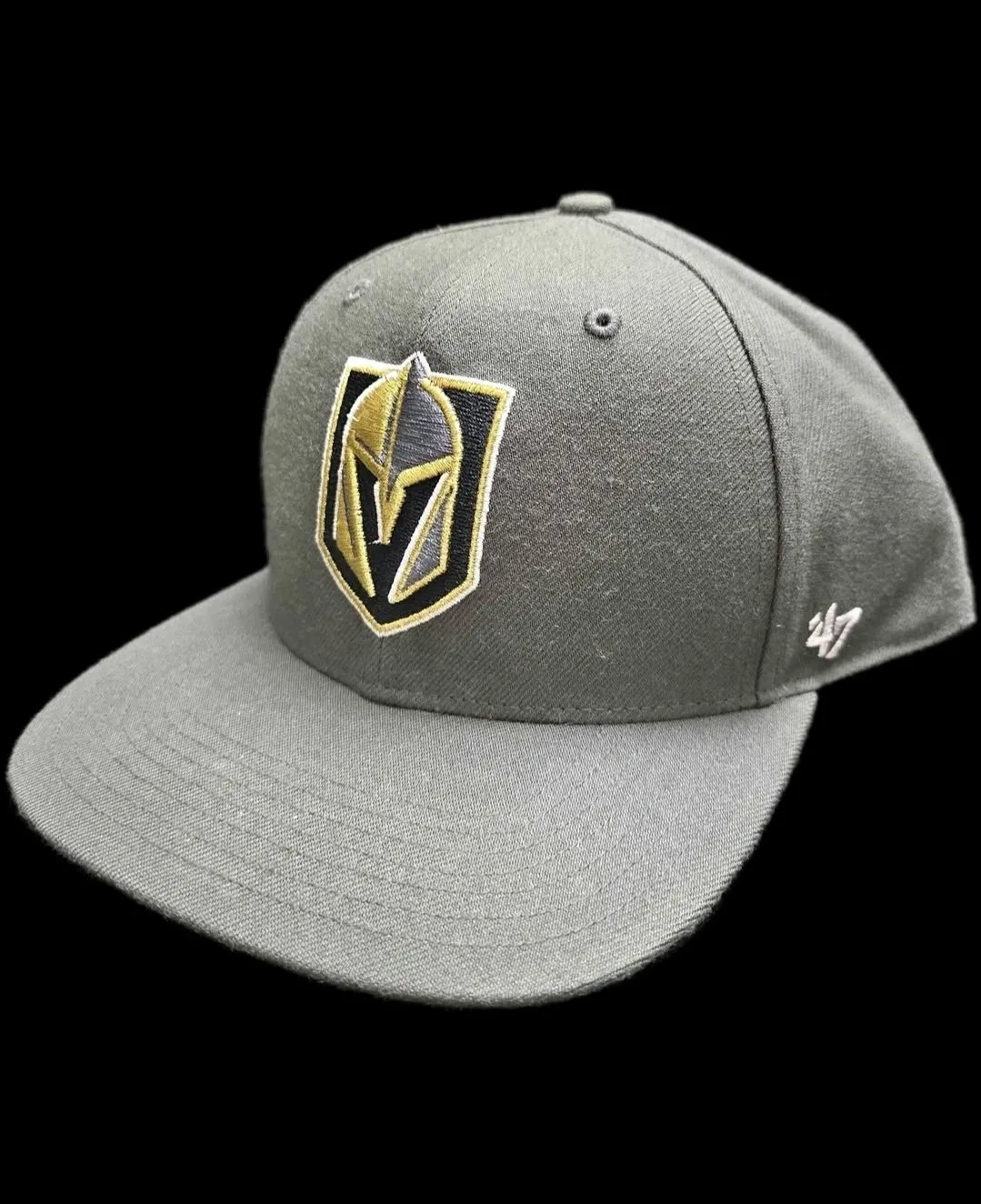 Vegas Golden Knights 47 Brand Snapback Hat Gray NHL Cap Adjustab