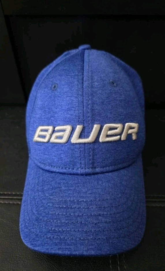 Youth Bauer Hat Cap Fitted Blue Hockey New Era 39THIRTY