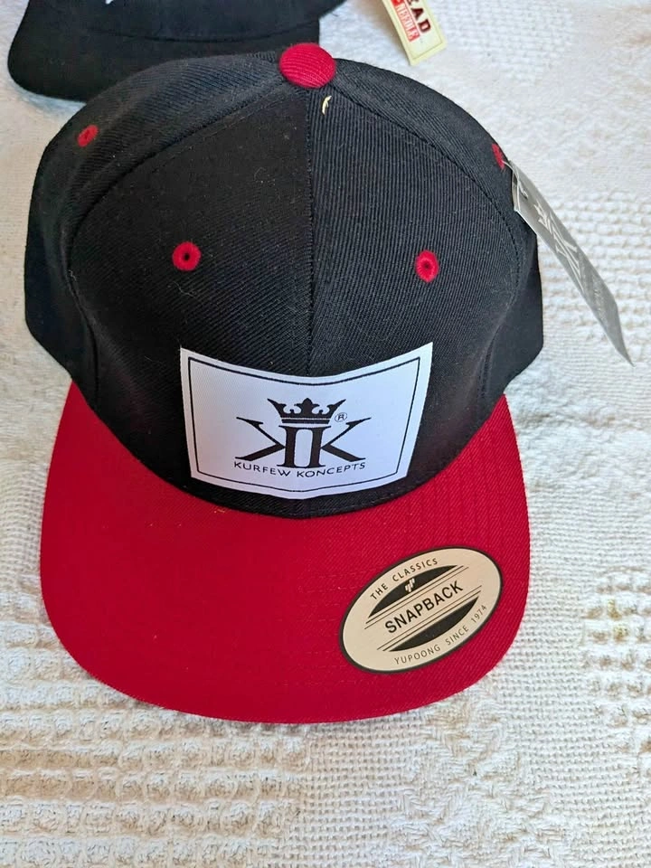Kerfew Koncepts Snapback Blockhead Cap NWT