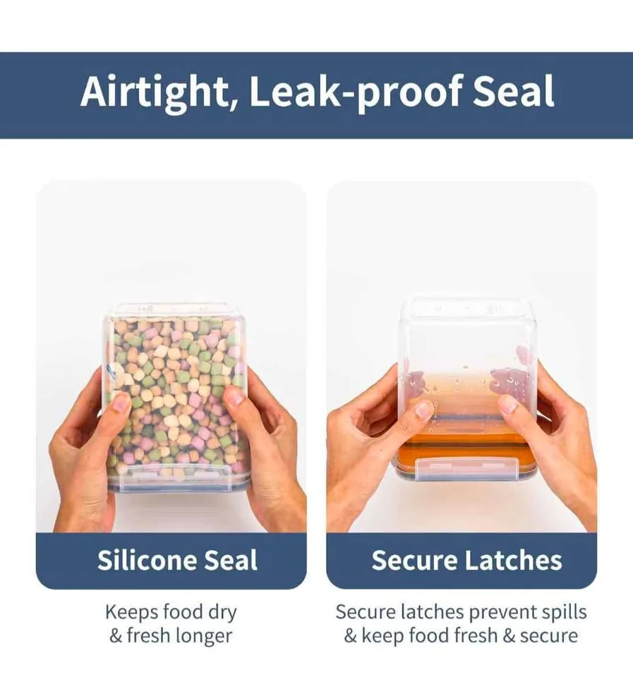 Brand new 5 pack 1.6l airtight food containers (firm price) image indicator(2)