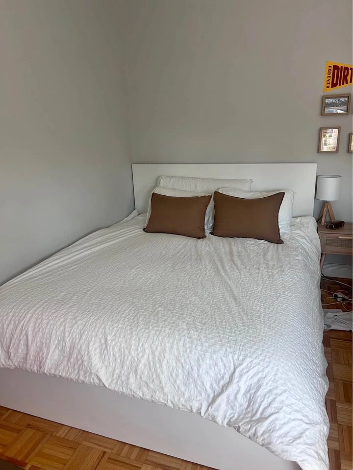 Queen Bed with Storage and Mattress