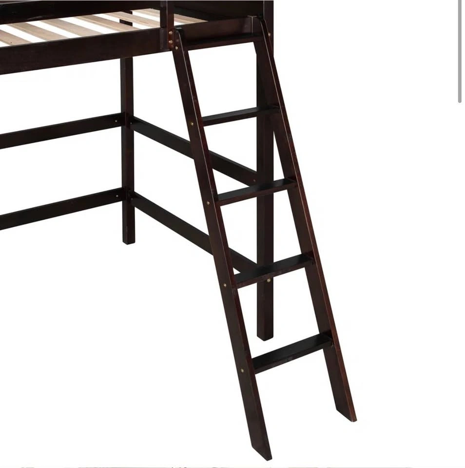 Twin Loft Bed with Ladder -espresso- - photo 3