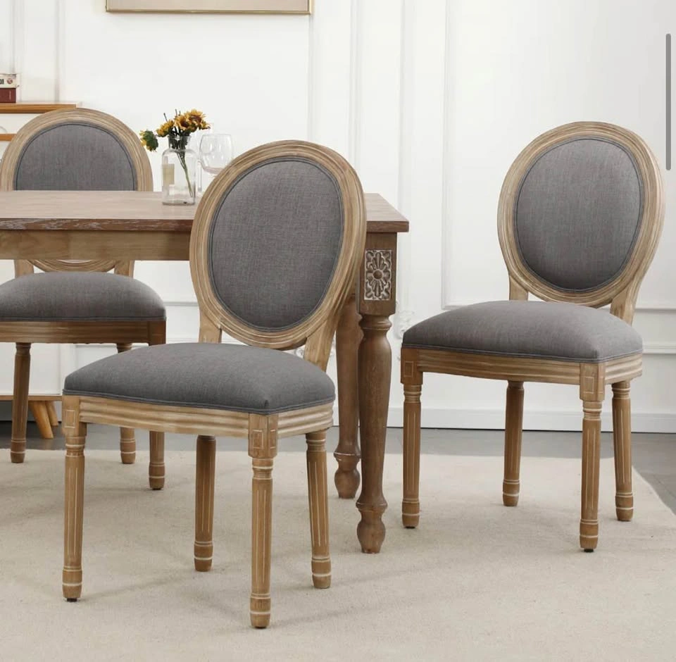 (2) King Louise style backed dining chairs brand new - photo 2