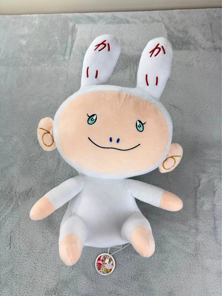Takashi Murakami Kaikai Kiki Plush Toy Kaikai Blue Eyes NWT