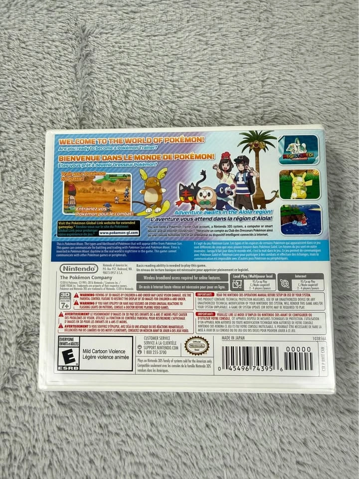 Pokemon Ultra Moon Nintendo 3DS Brand New & Factory Sealed! - photo 3