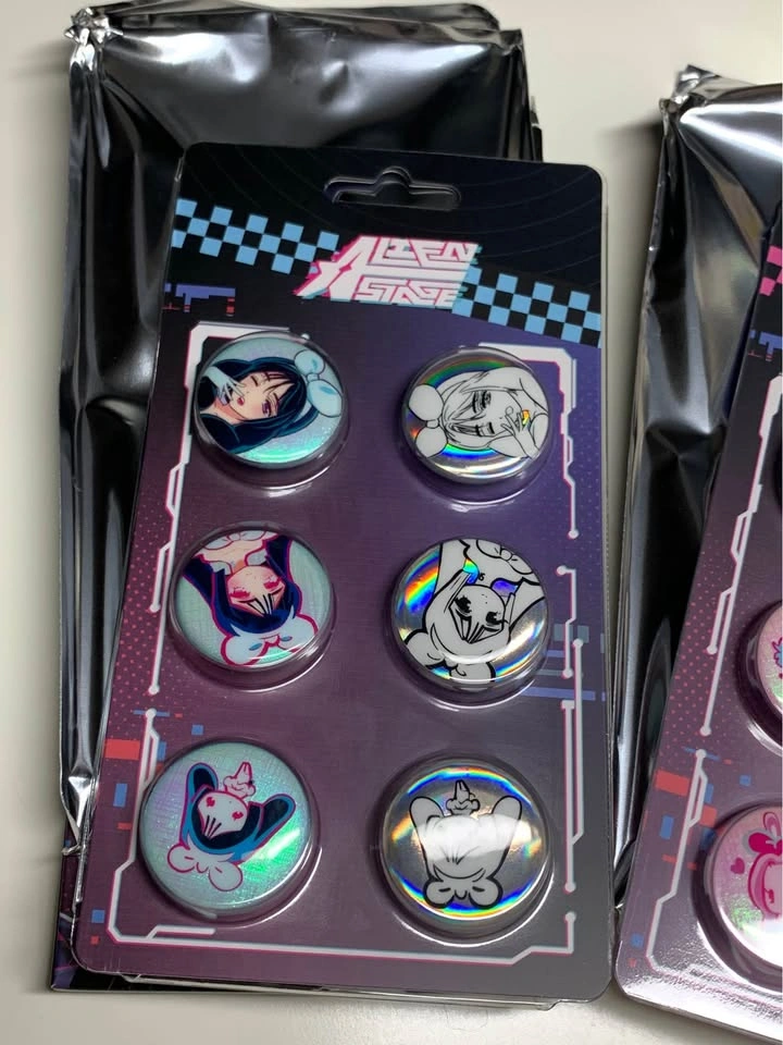 Alien Stage Bunny AU Mini Pins - photo 5