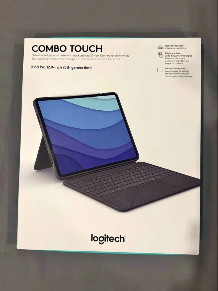 Logitech Combo Touch Keyboard Case for iPad Pro 12.9" (5th/6th G