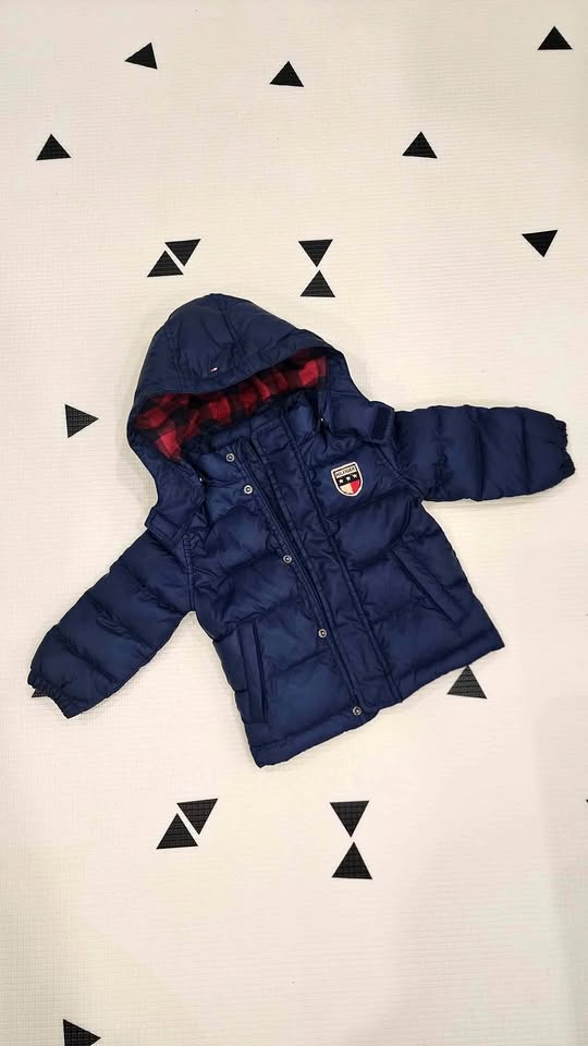 LIKE NEW Hilfiger Down Jacket - Size 12-18 Months