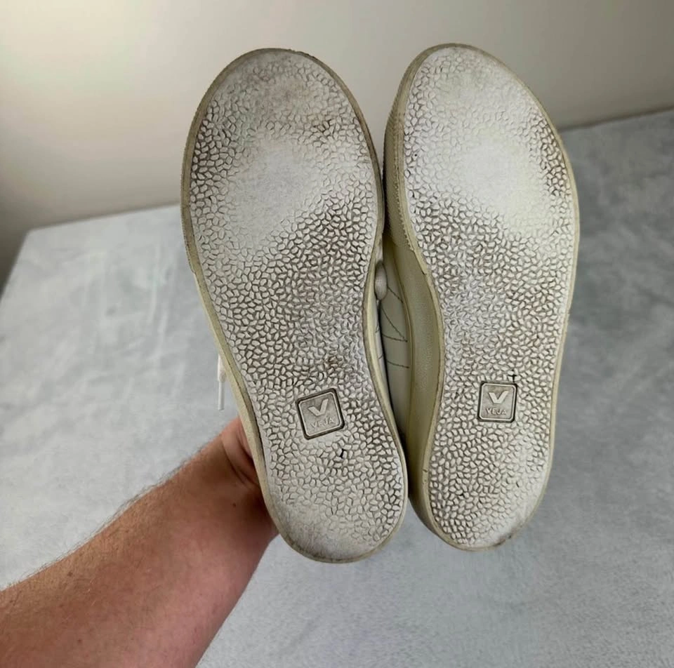 Veja White Leather Sneakers Women's Size US 6/EU 37 - photo 3
