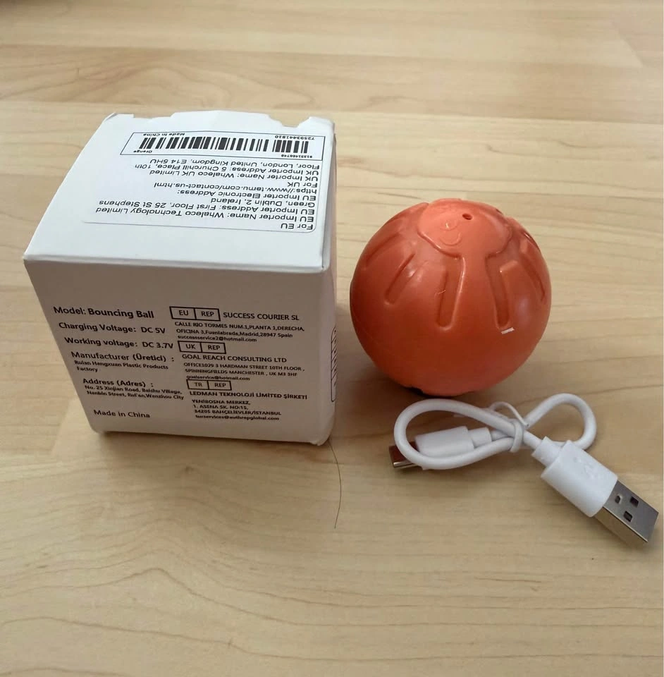 Brand New Rechargeable Bouncing Ball – Interactive Dog Toy (Oran - photo 2