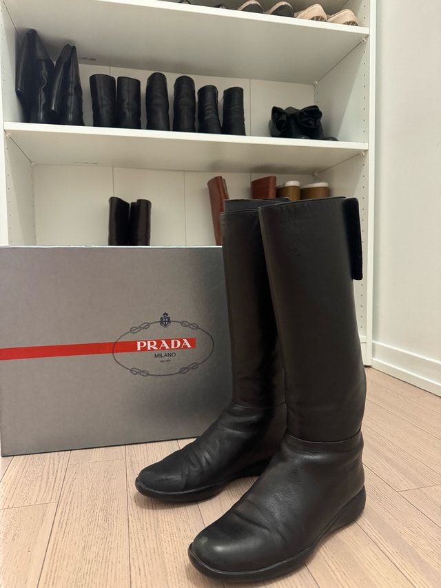 PRADA Napa Sport Logo Boot US 6.5 = EU 37 - Used