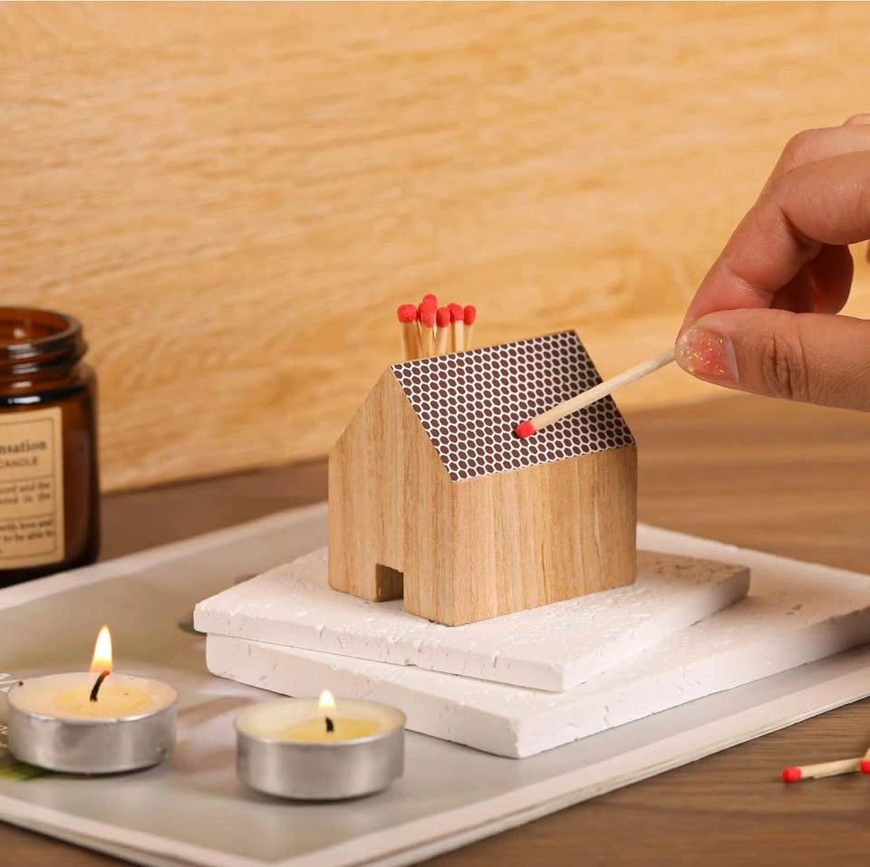 Brand New Wooden House Match Holder – Cute & Practical - photo 3