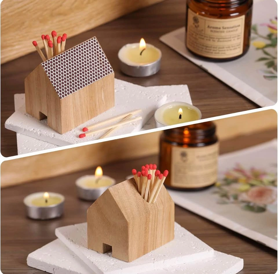 Brand New Wooden House Match Holder – Cute & Practical - photo 4