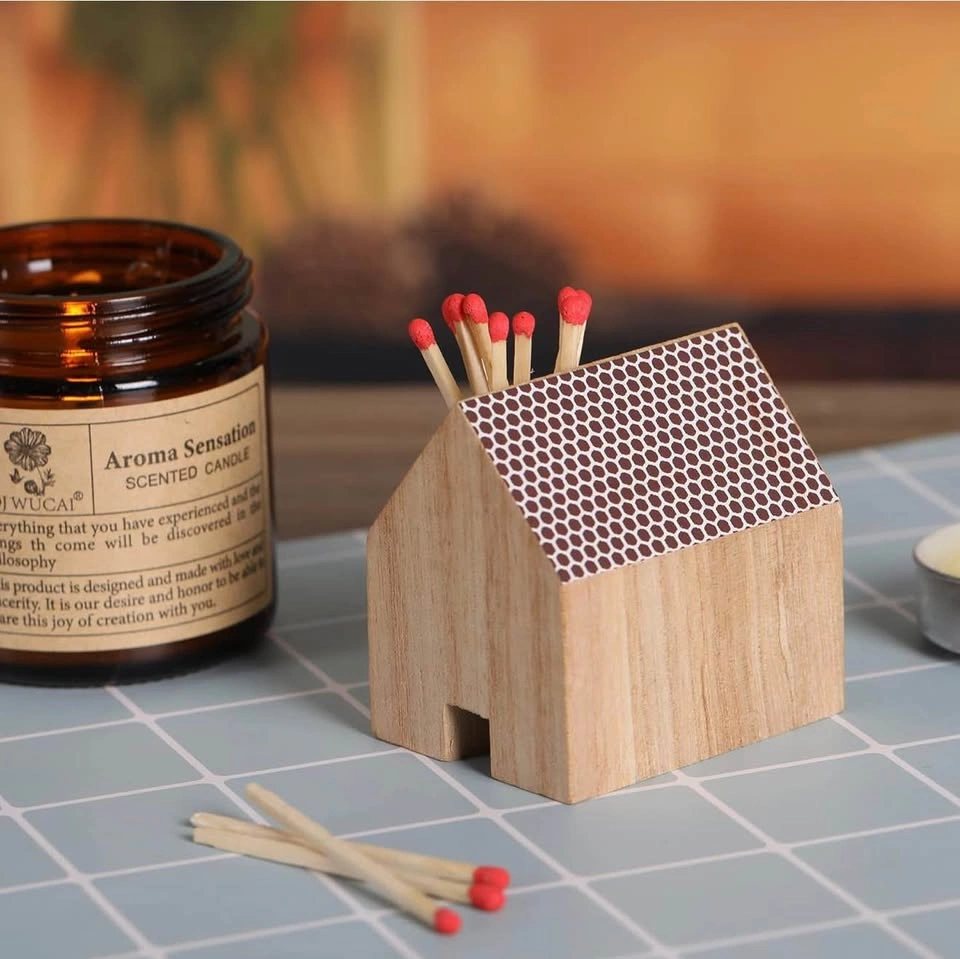Brand New Wooden House Match Holder – Cute & Practical - photo 5