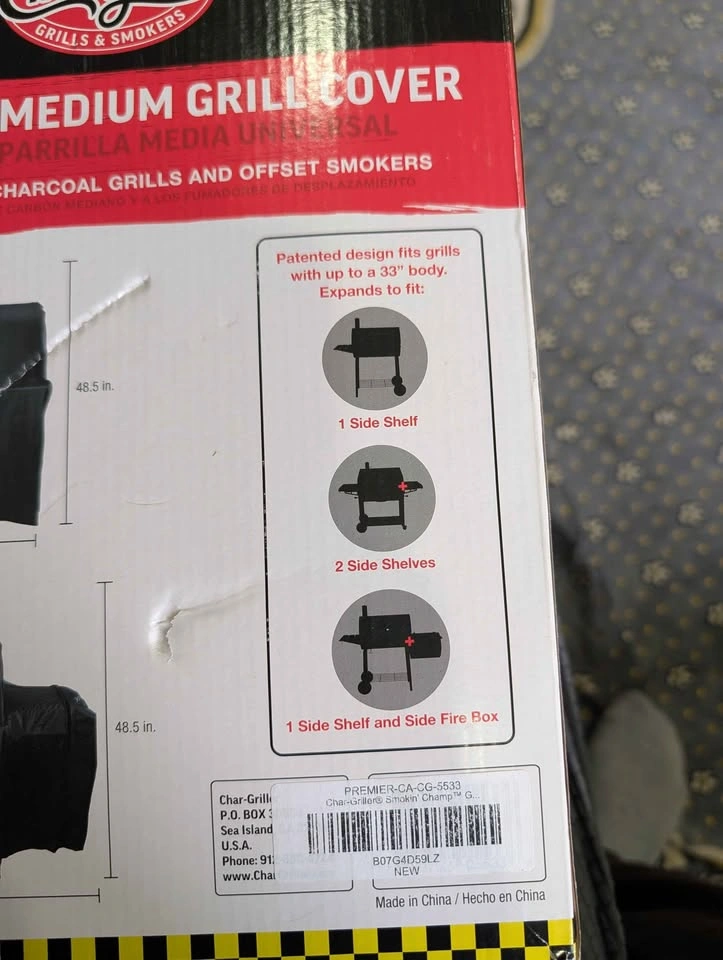 Char-Griller Universal Medium Grill Cover - photo 4