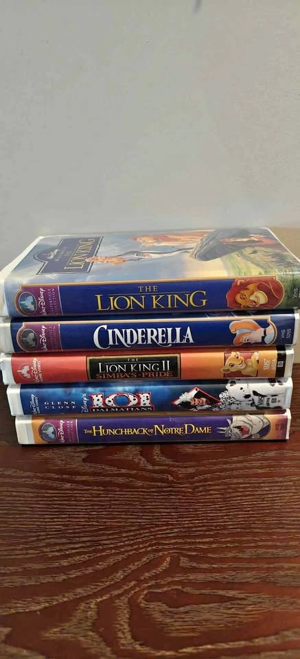 Disney VHS Tapes Movies Lot